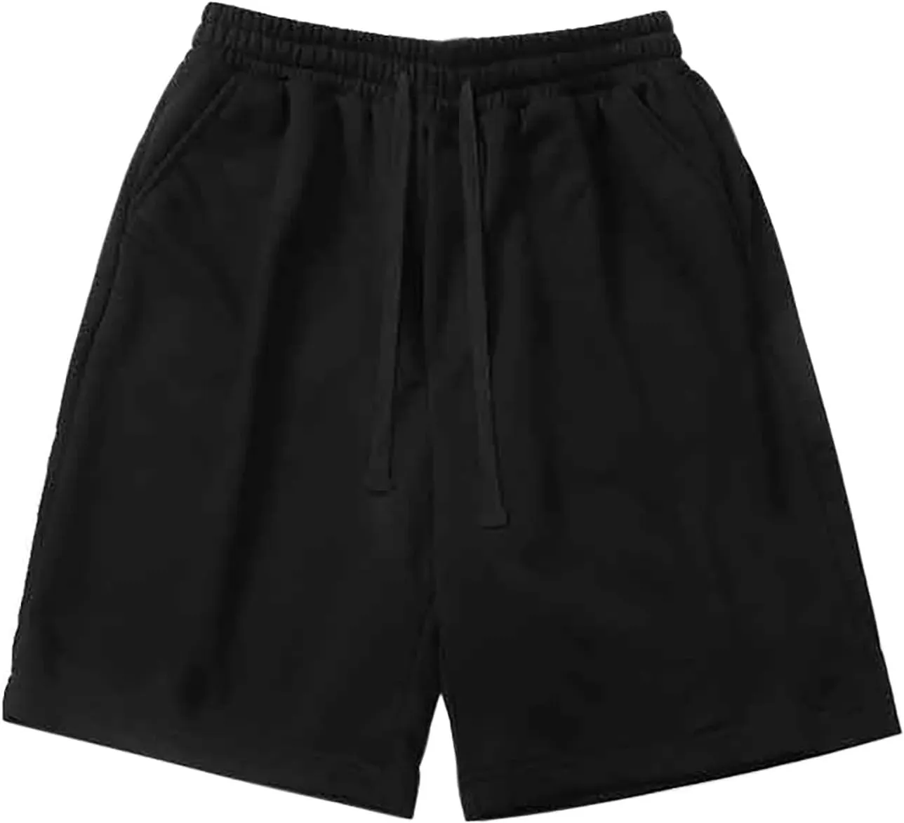 Men's Business Shorts Fashion Elastic Waist Drawstring Loose Fit Breathable Versatile Casaul Pants 2025 Summer Shorts