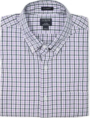 Men's Classic Fit Long Sleeve Flex Casual Shirt