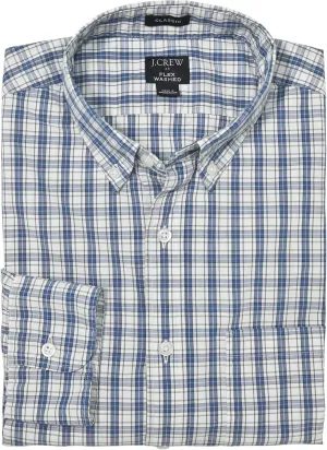 Men's Classic Fit Long Sleeve Flex Casual Shirt