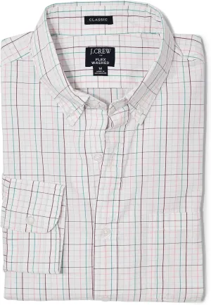 Men's Classic Fit Long Sleeve Flex Casual Shirt