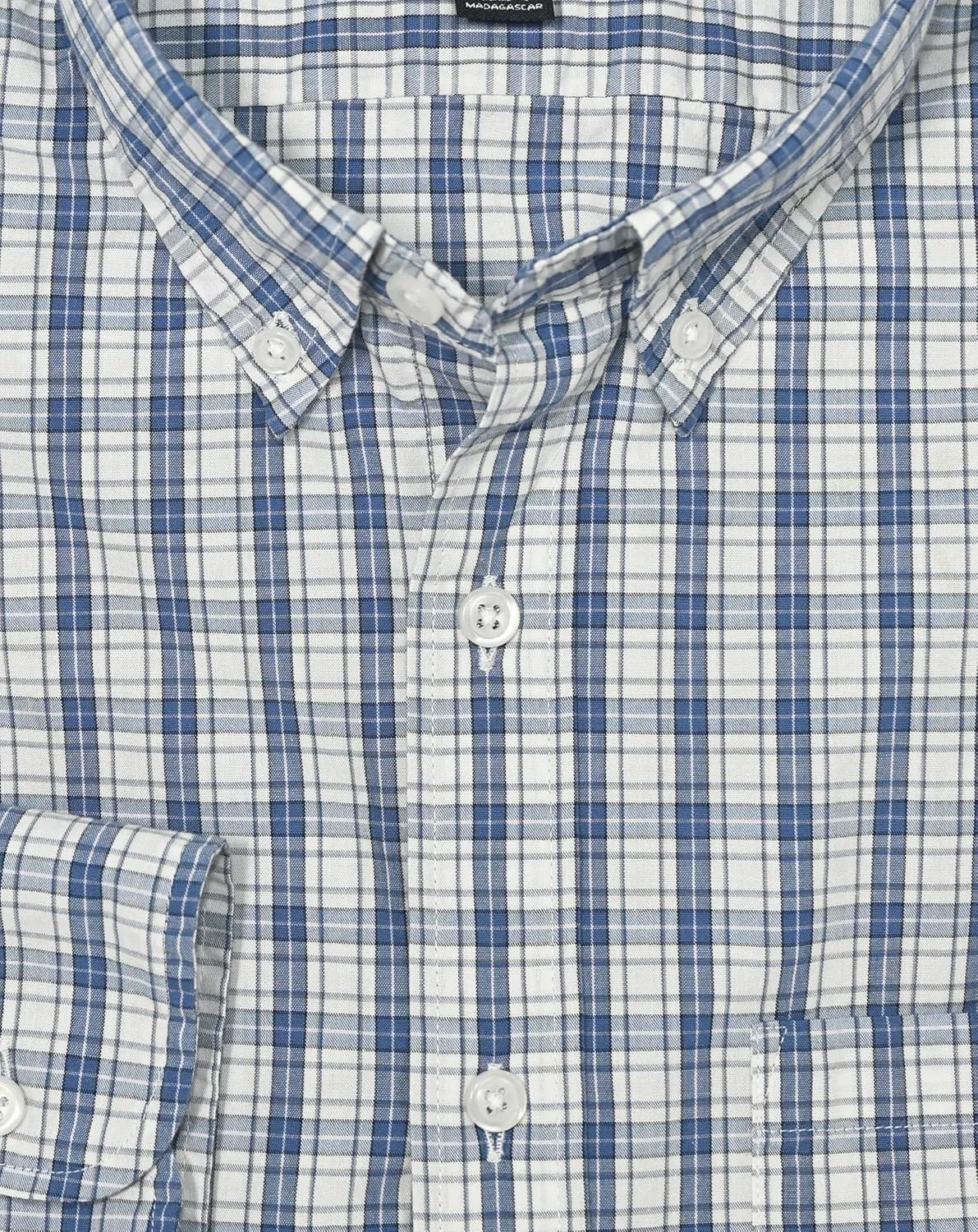 Men's Classic Fit Long Sleeve Flex Casual Shirt