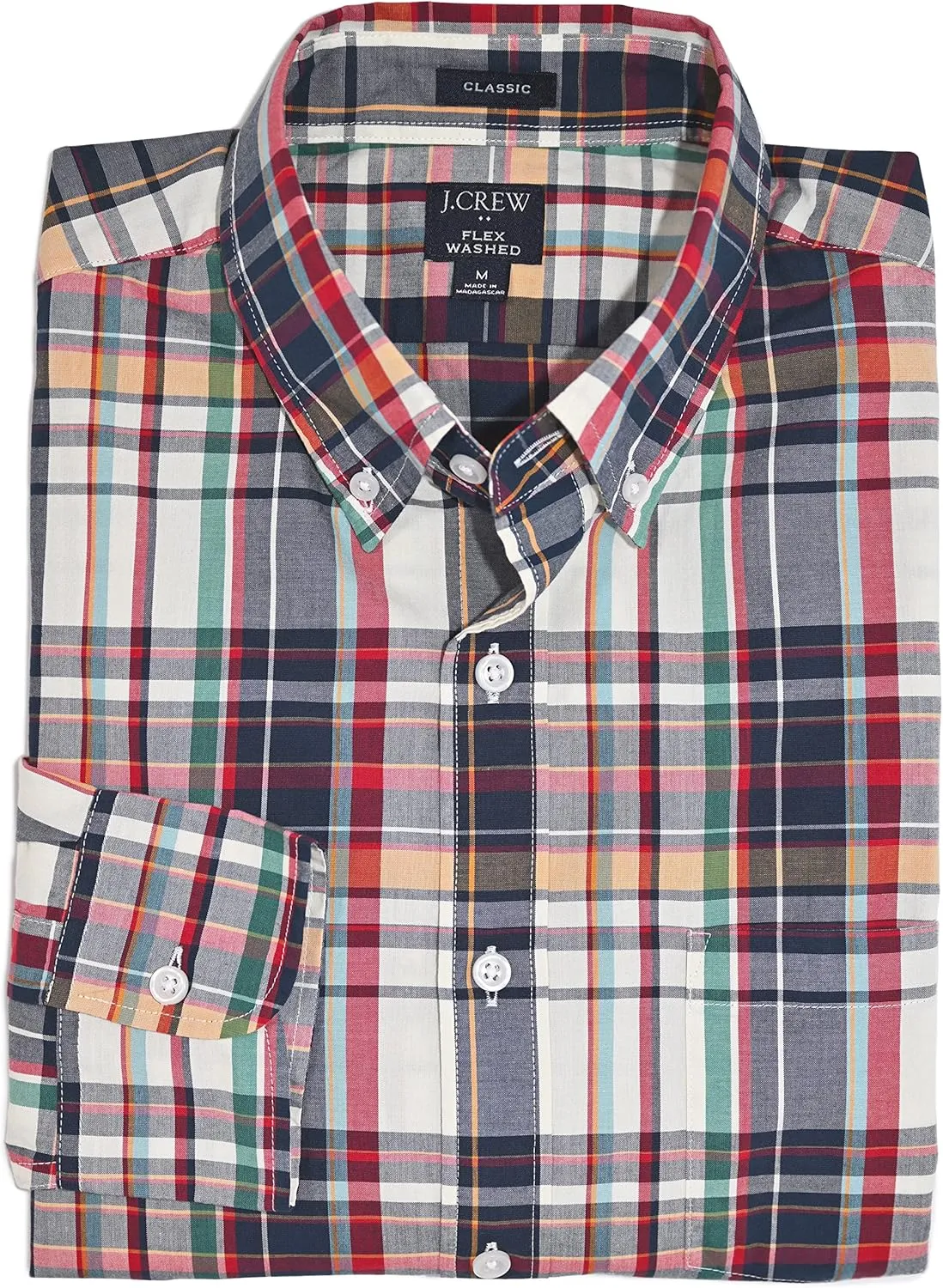 Men's Classic Fit Long Sleeve Flex Casual Shirt