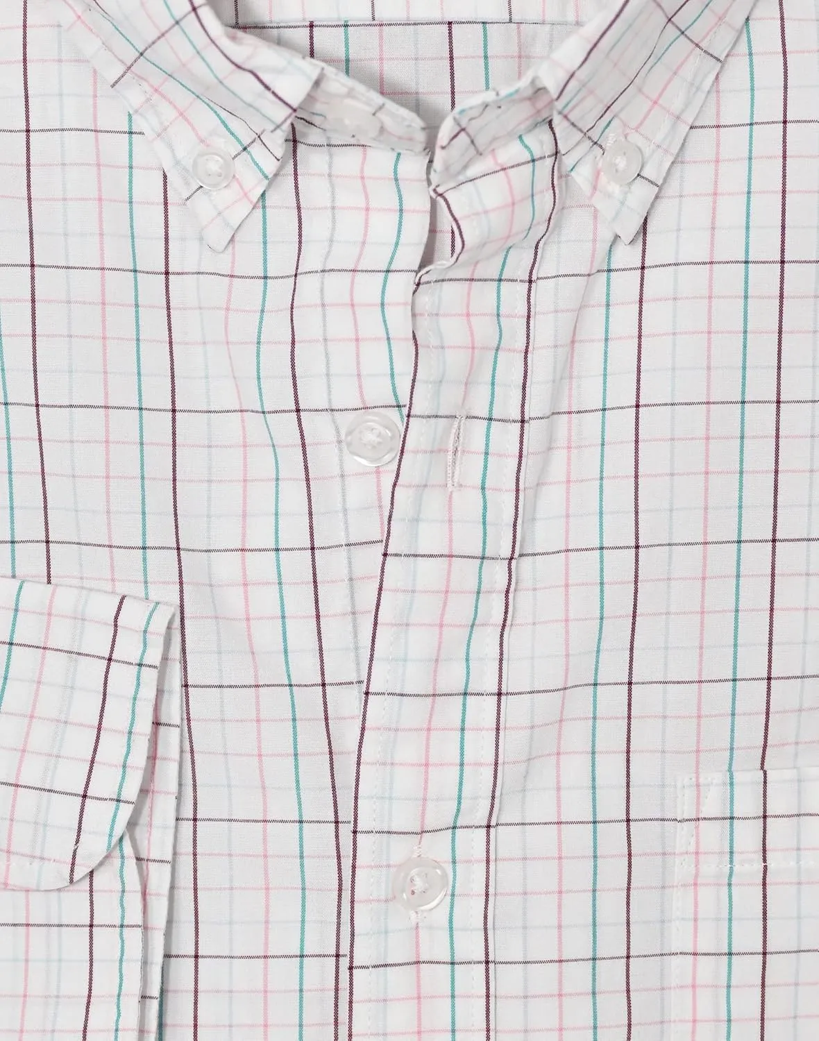 Men's Classic Fit Long Sleeve Flex Casual Shirt
