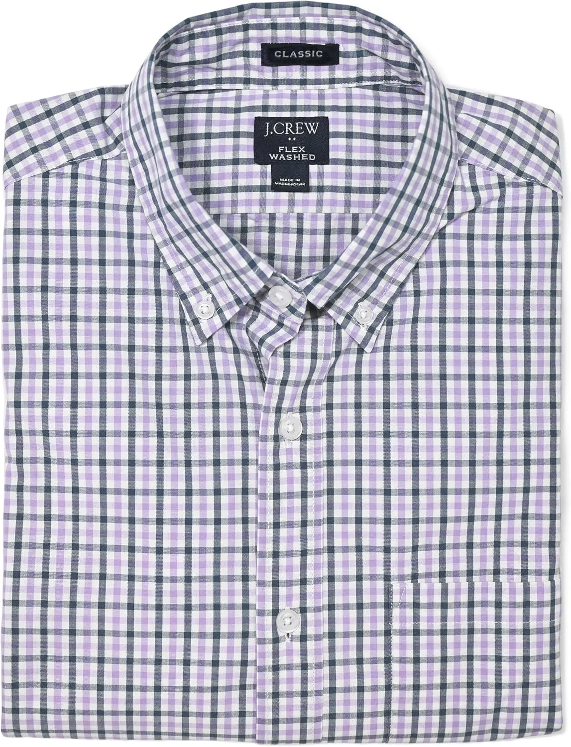 Men's Classic Fit Long Sleeve Flex Casual Shirt