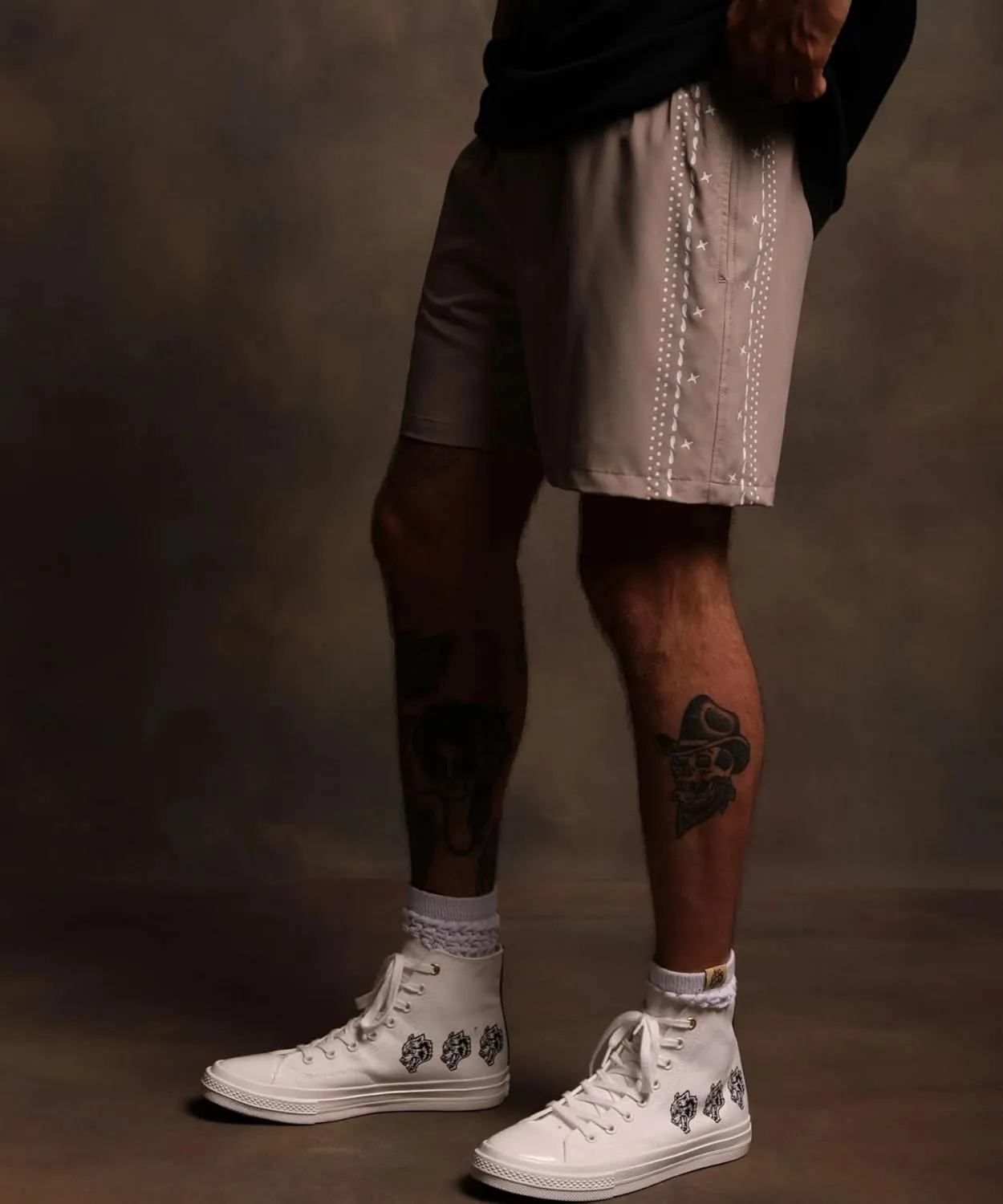 Men's Sport Shorts,Breathable Cool Training Shorts, Quick-Dry Running Fitness Shorts,Side Print Comfortable Versatile