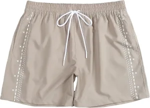 Men's Sport Shorts,Breathable Cool Training Shorts, Quick-Dry Running Fitness Shorts,Side Print Comfortable Versatile