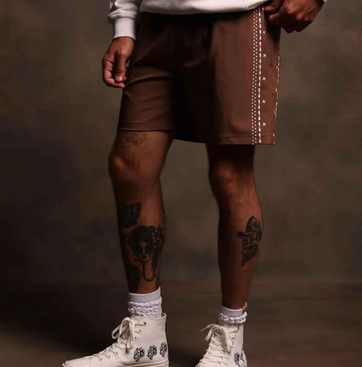 Men's Sport Shorts,Breathable Cool Training Shorts, Quick-Dry Running Fitness Shorts,Side Print Comfortable Versatile