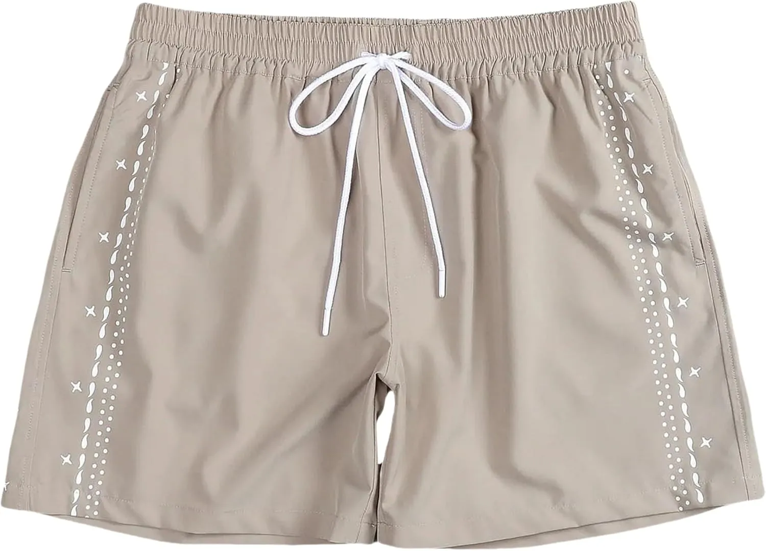 Men's Sport Shorts,Breathable Cool Training Shorts, Quick-Dry Running Fitness Shorts,Side Print Comfortable Versatile