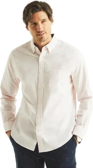NAUTICA Men's Classic Fit Long Sleeve Button Down Shirt