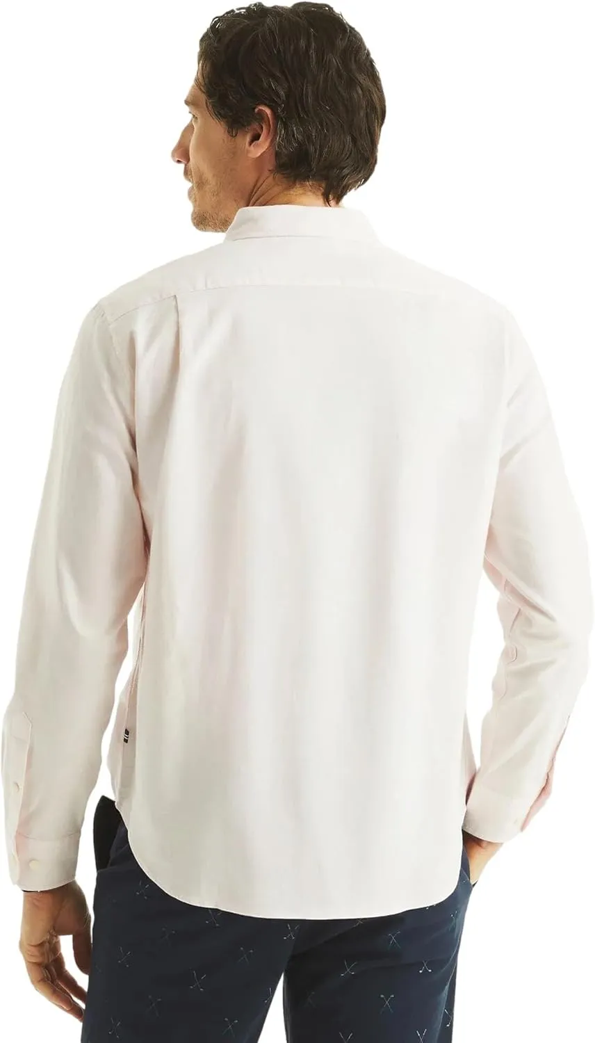 NAUTICA Men's Classic Fit Long Sleeve Button Down Shirt