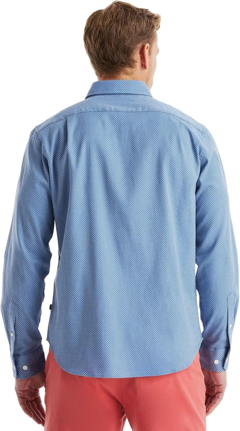 NAUTICA Men's Classic Fit Long Sleeve Button Down Shirt