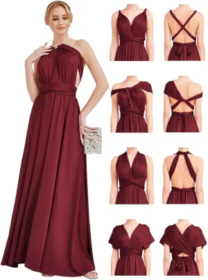 Omens Infinity Transformer Bridesmaid Convertible Cocktail Maxi Gown NZ001