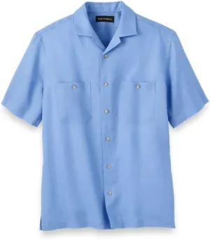 Paul Fredrick Men's Classic Fit Linen Solid Casual Shirt
