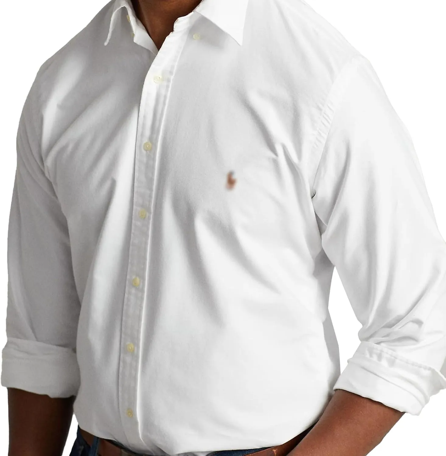 Polo Men's Long Sleeve Classic Oxford Shirt