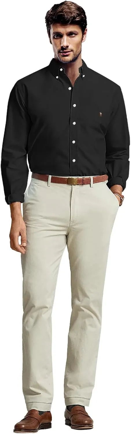 Polo Men's Long Sleeve Classic Oxford Shirt