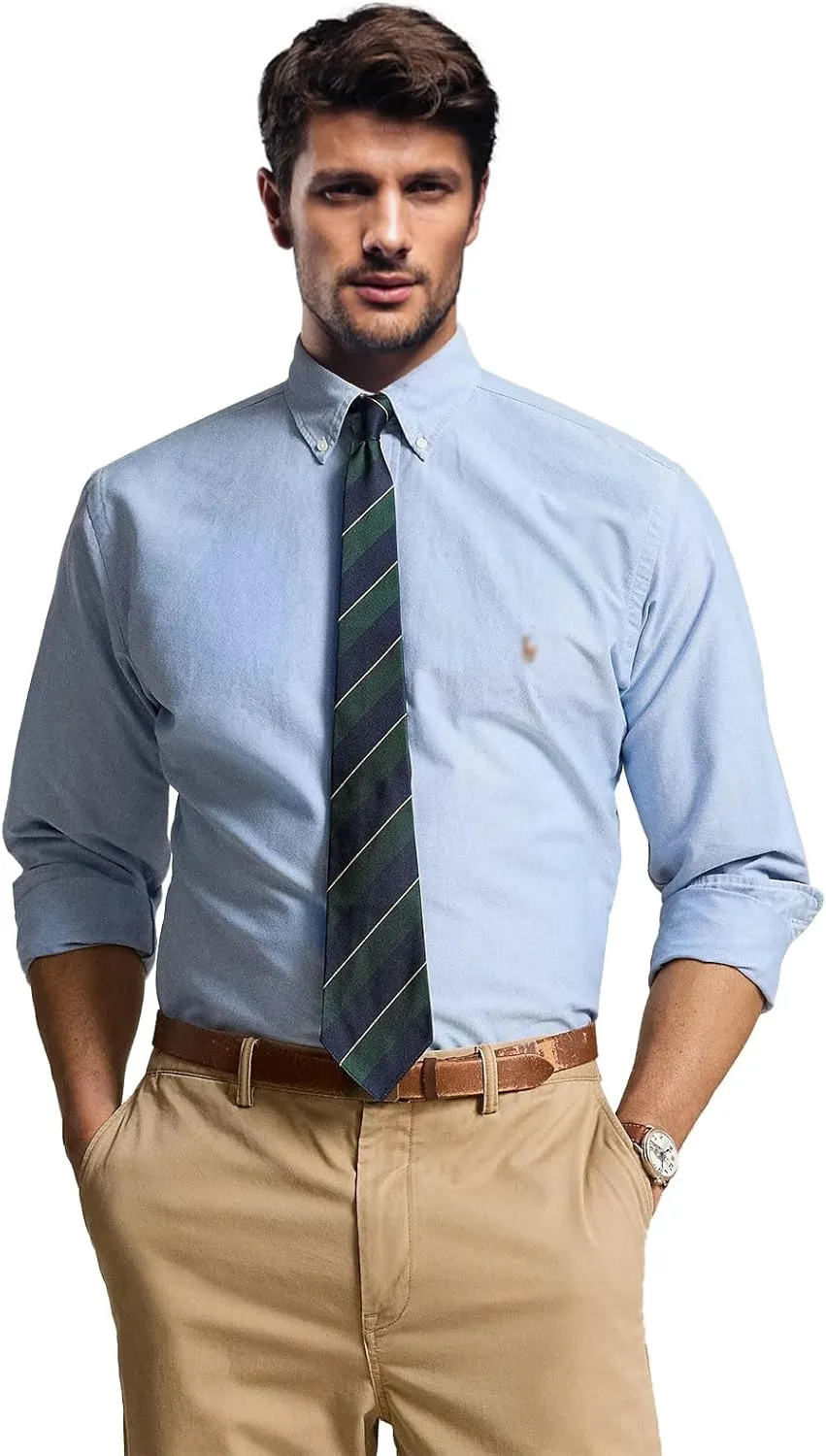 Polo Men's Long Sleeve Classic Oxford Shirt