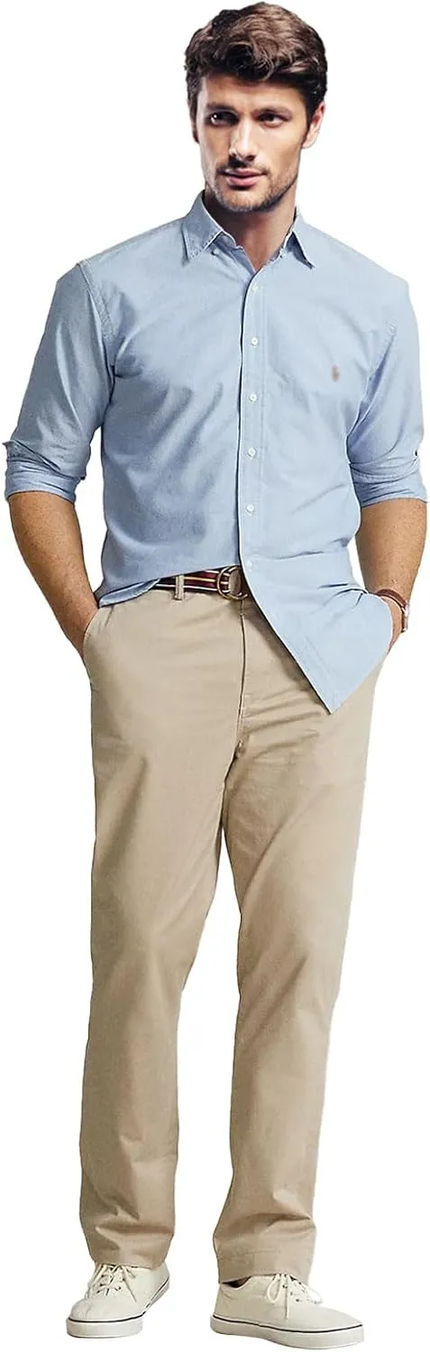 Polo Men's Long Sleeve Classic Oxford Shirt