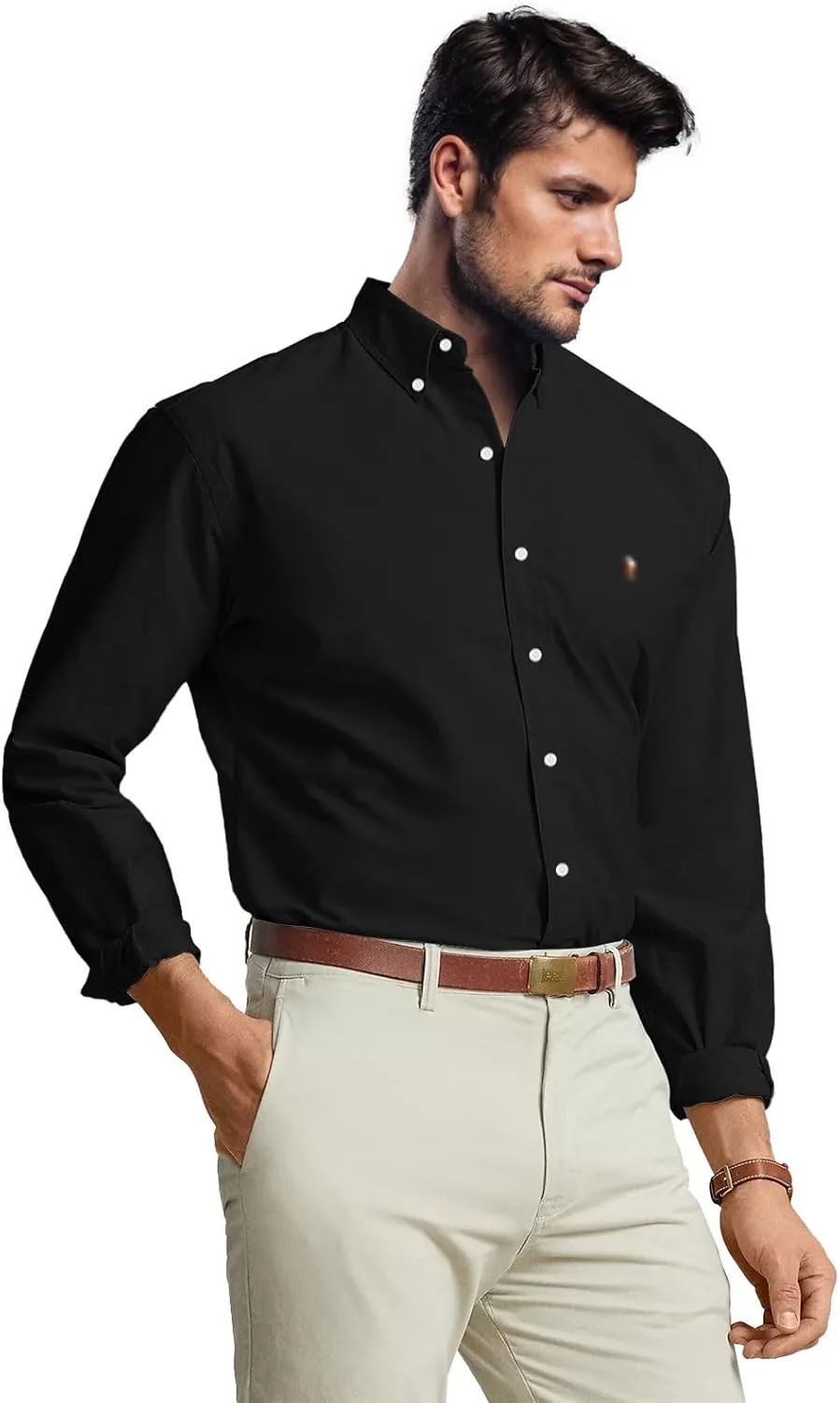 Polo Men's Long Sleeve Classic Oxford Shirt