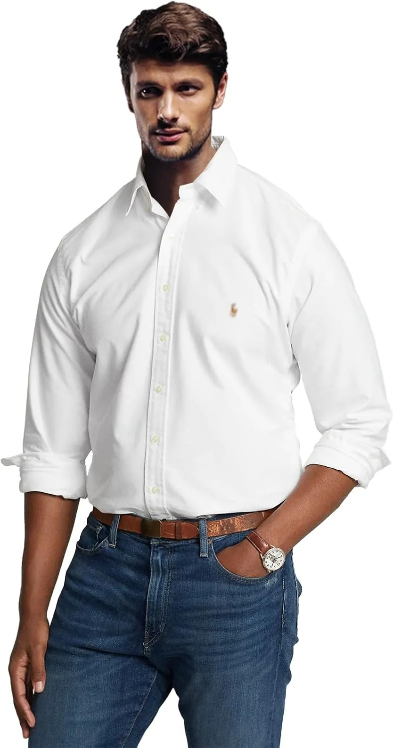 Polo Men's Long Sleeve Classic Oxford Shirt