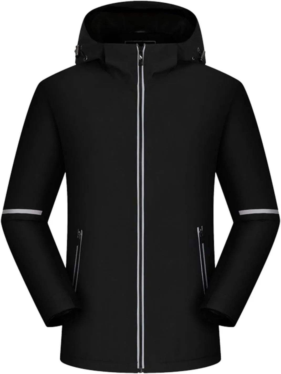 Red Hoodie Simple Solid Pocket Cardigan Button Down Cotton Jacket Casual Short Fashion Thickened Warm Raincoat for