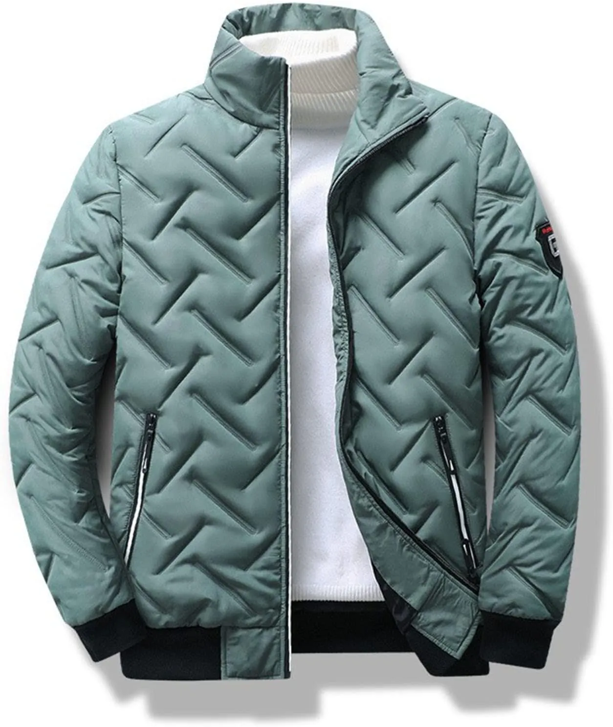 Red Hoodie Simple Solid Pocket Cardigan Button Down Cotton Jacket Casual Short Fashion Thickened Warm Raincoat for