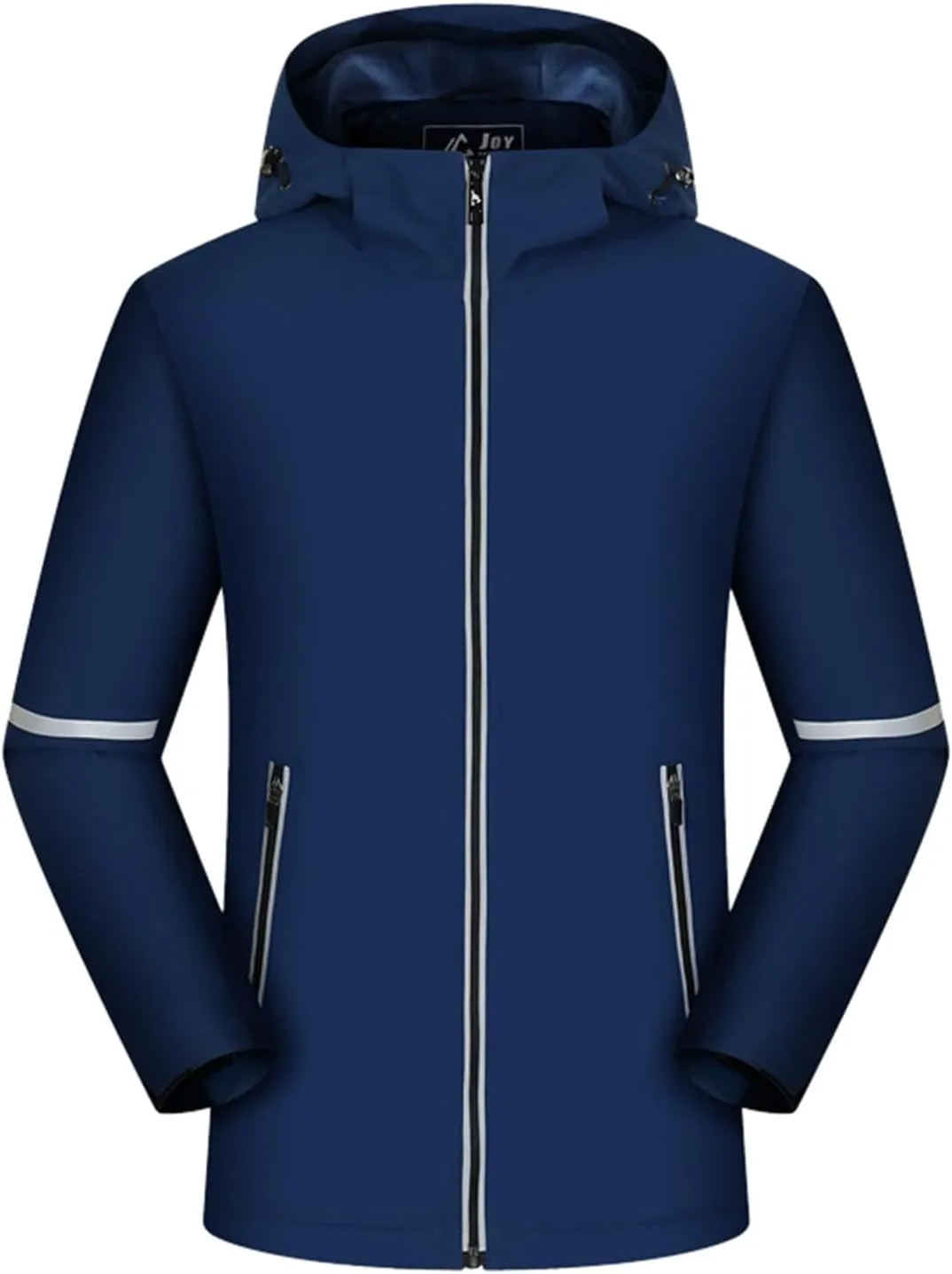 Red Hoodie Simple Solid Pocket Cardigan Button Down Cotton Jacket Casual Short Fashion Thickened Warm Raincoat for