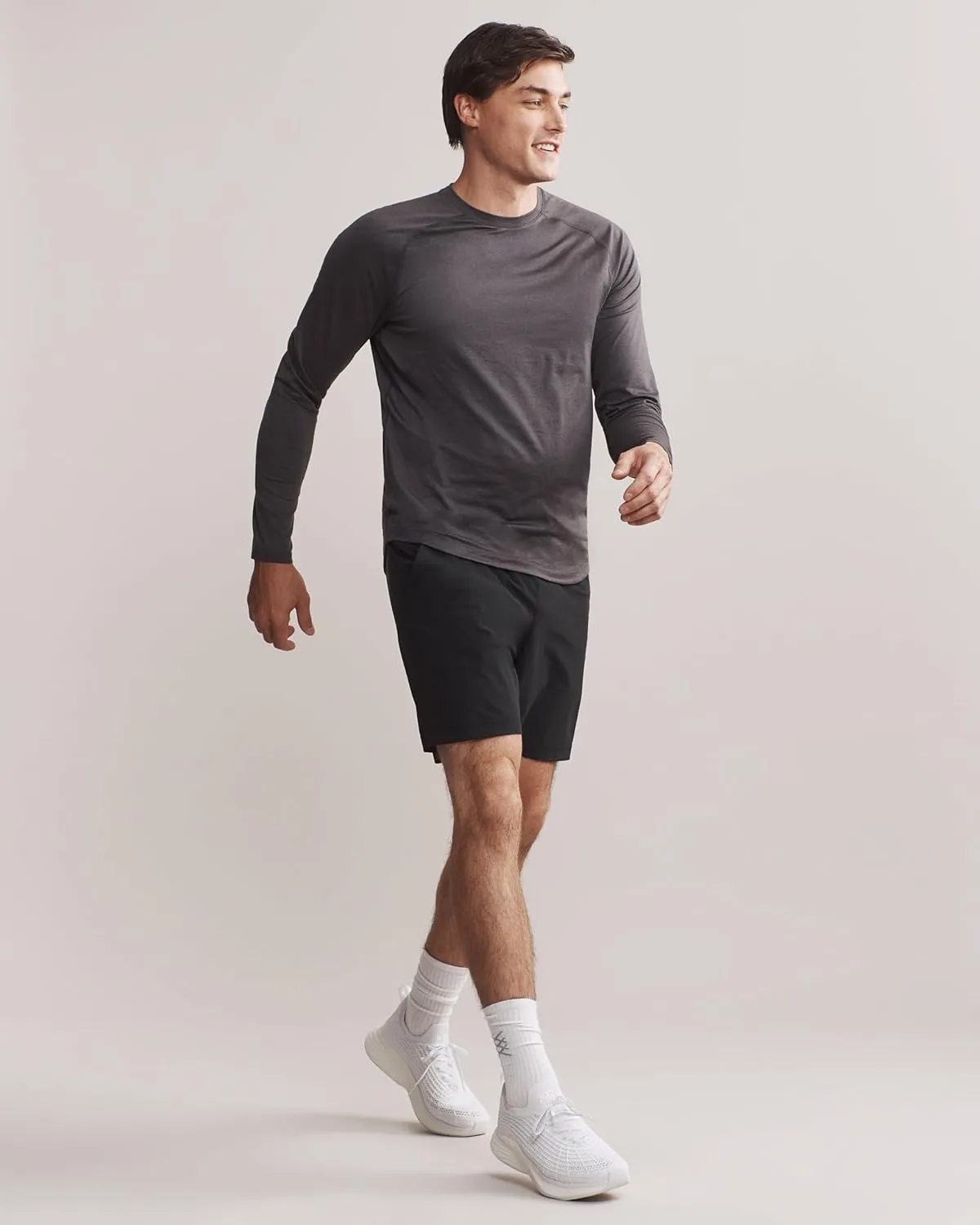 Rhone Atmosphere Long Sleeve Tee - Ultra-Soft Everyday Mens Shirts, Lightweight, Moisture-Wicking, Anti-Odor