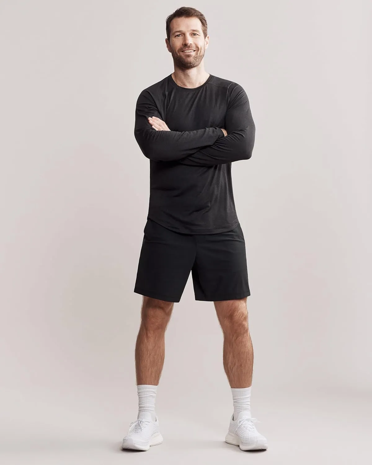 Rhone Atmosphere Long Sleeve Tee - Ultra-Soft Everyday Mens Shirts, Lightweight, Moisture-Wicking, Anti-Odor