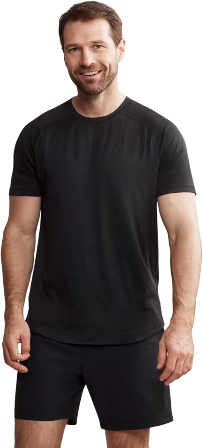 Rhone Atmosphere Tee - Ultra-Soft Everyday Mens Shirts, Lightweight, Moisture-Wicking, Anti-Odor
