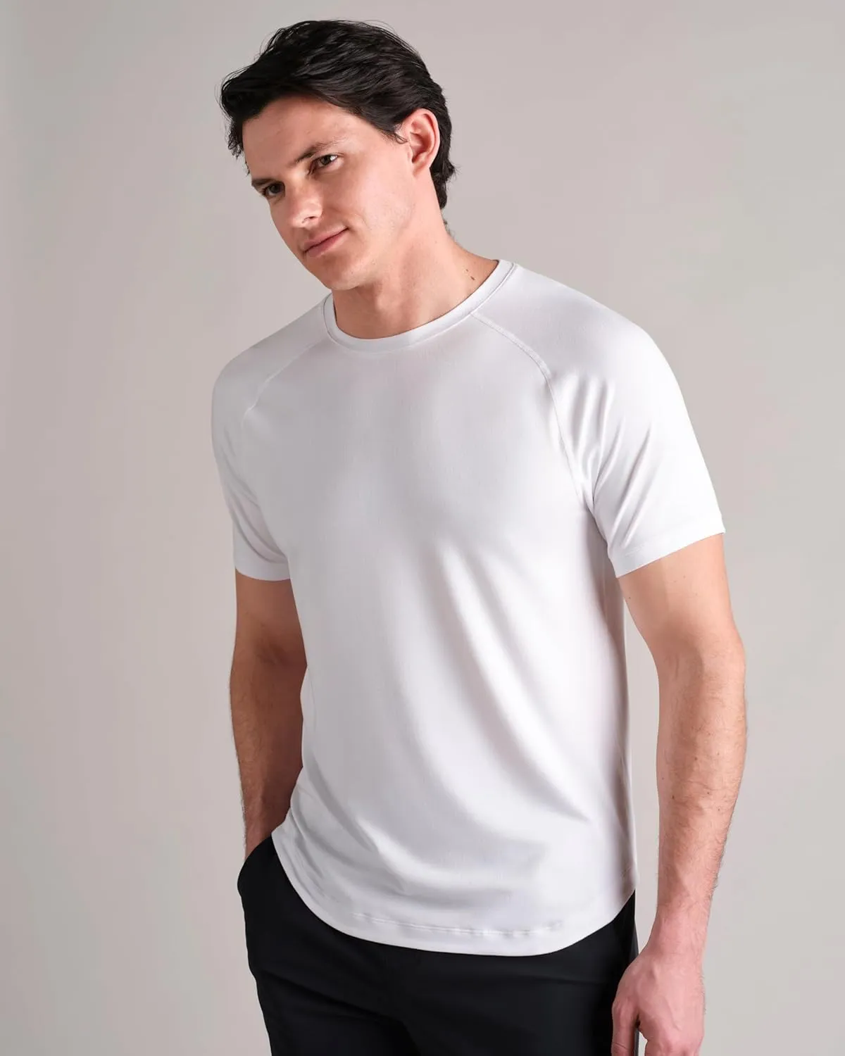 Rhone Atmosphere Tee - Ultra-Soft Everyday Mens Shirts, Lightweight, Moisture-Wicking, Anti-Odor