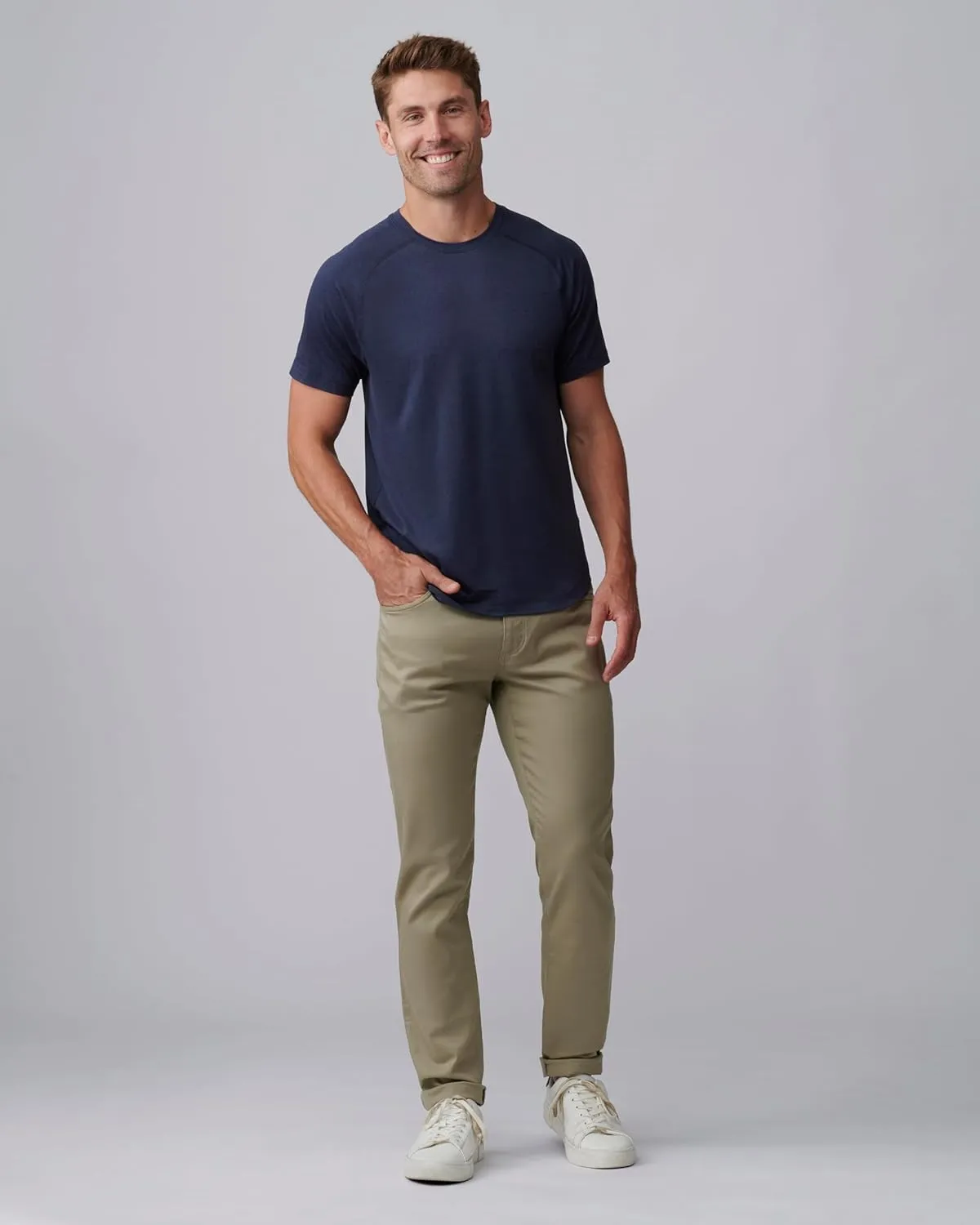 Rhone Atmosphere Tee - Ultra-Soft Everyday Mens Shirts, Lightweight, Moisture-Wicking, Anti-Odor