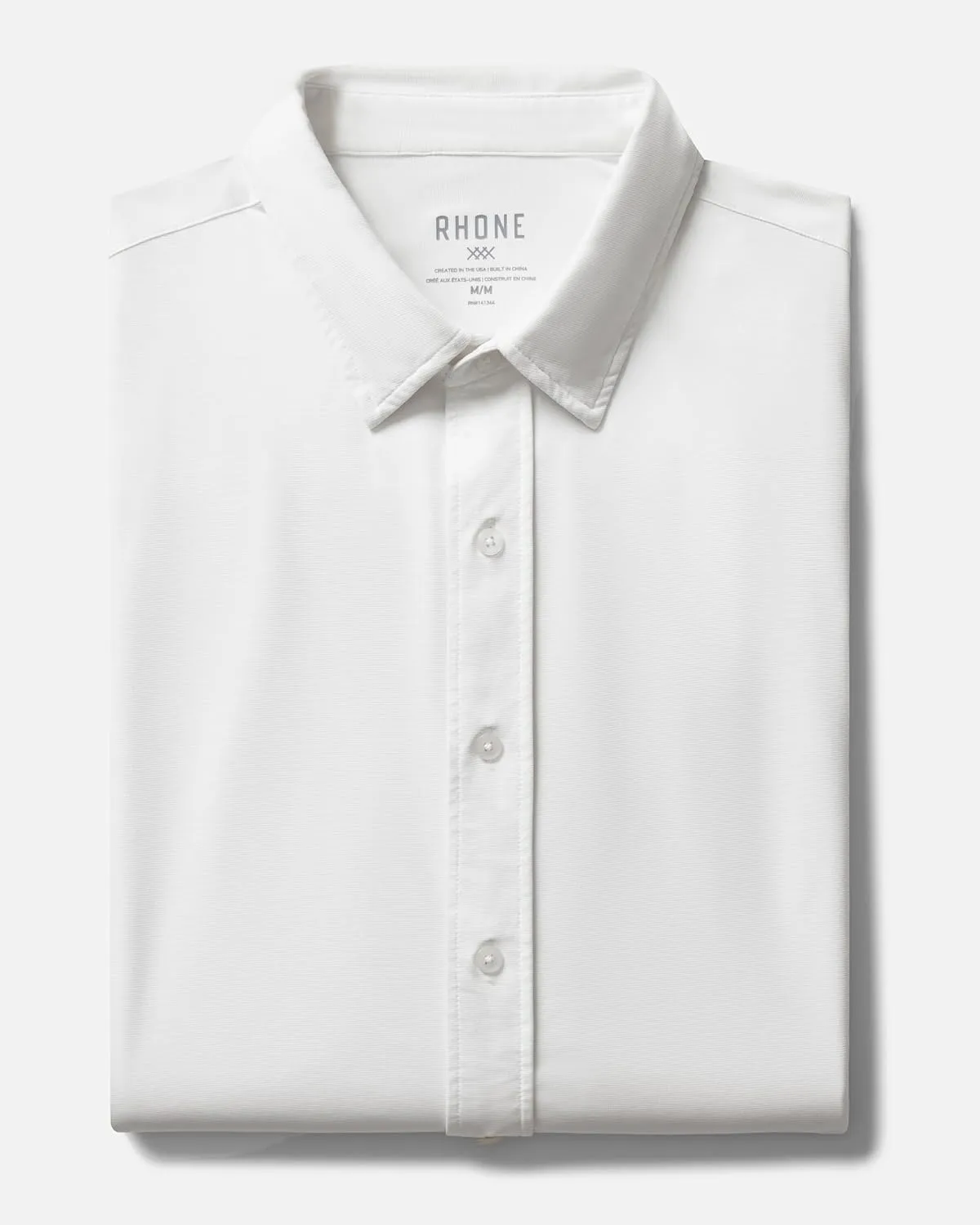 Rhone Men's Commuter Shirt, Performance Dress Shirts for Men, Machine Washable, Wrinkle Resistant, Slim Fit Button Down Shirt