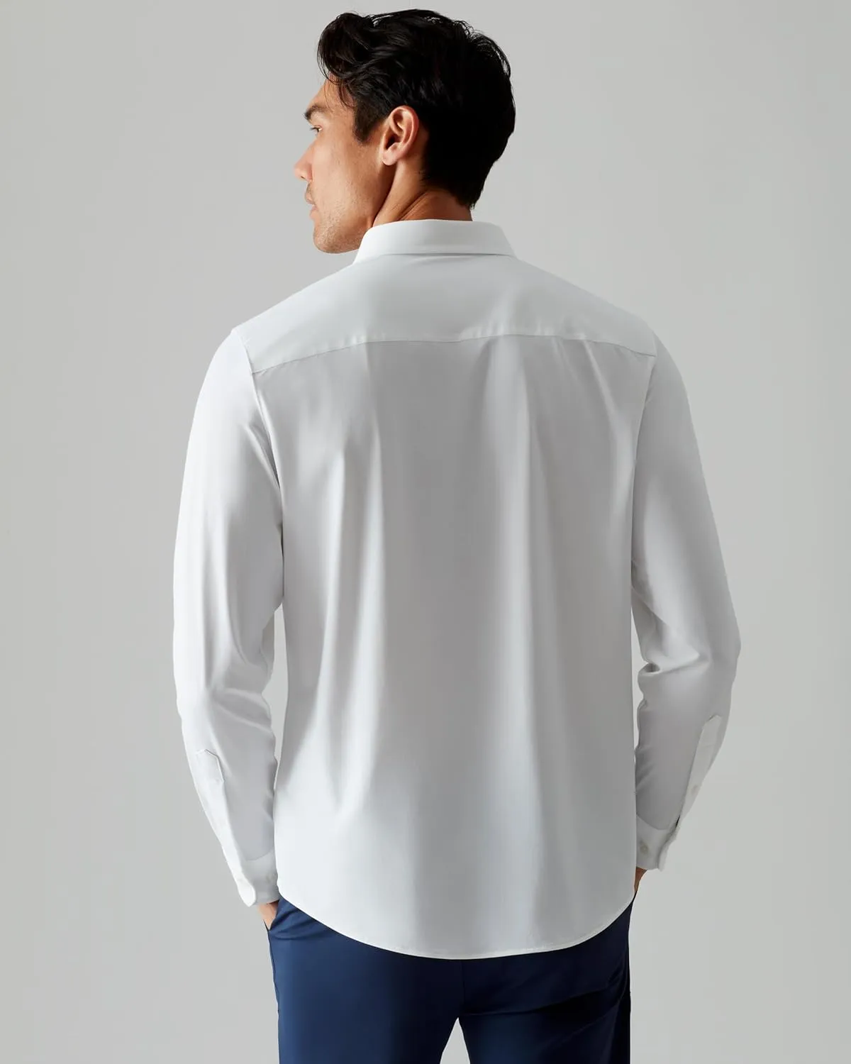 Rhone Men's Commuter Shirt, Performance Dress Shirts for Men, Machine Washable, Wrinkle Resistant, Slim Fit Button Down Shirt