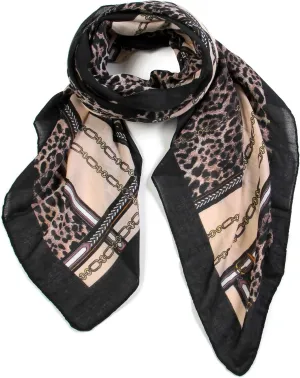 Scarfand's Leopard Print Fashion Scarves Versatile Shawl & Wraps