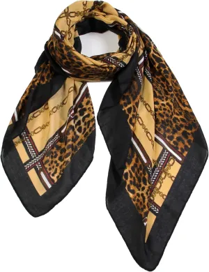 Scarfand's Leopard Print Fashion Scarves Versatile Shawl & Wraps