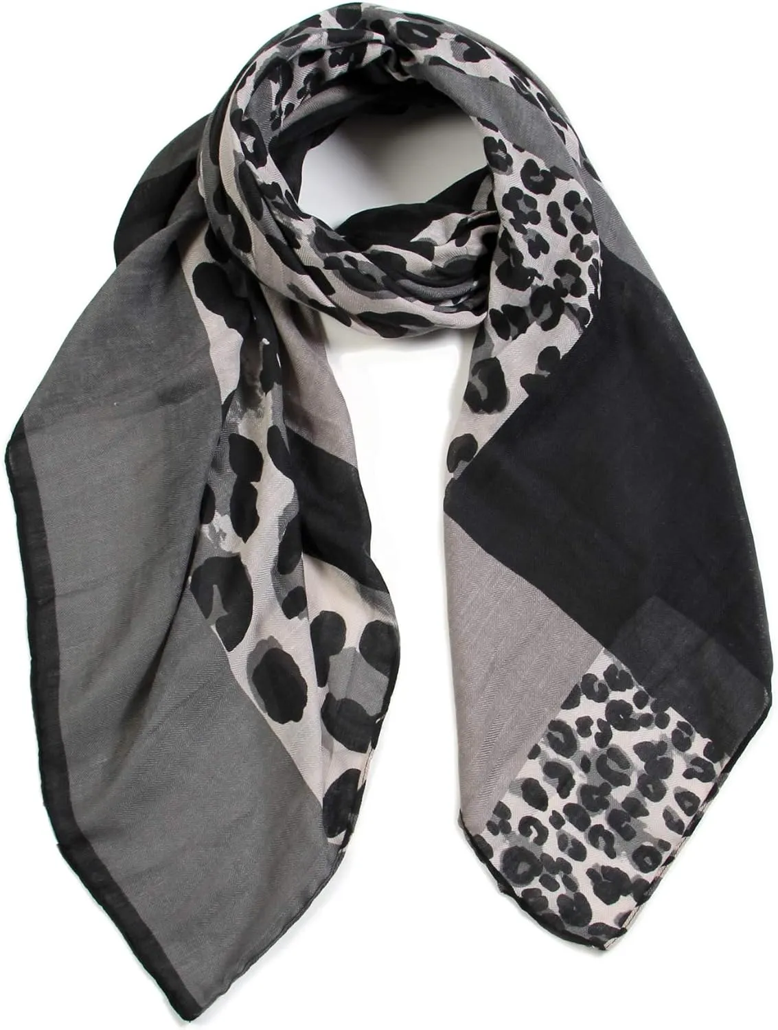 Scarfand's Leopard Print Fashion Scarves Versatile Shawl & Wraps