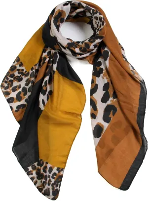 Scarfand's Leopard Print Fashion Scarves Versatile Shawl & Wraps
