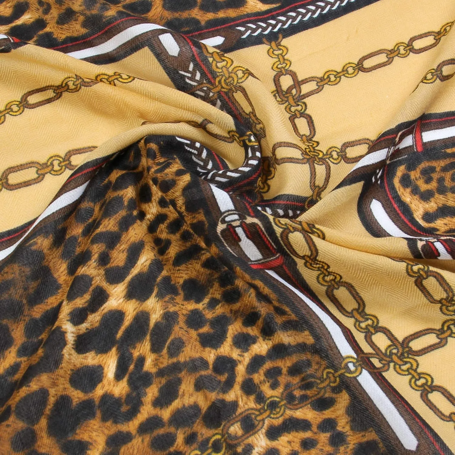 Scarfand's Leopard Print Fashion Scarves Versatile Shawl & Wraps