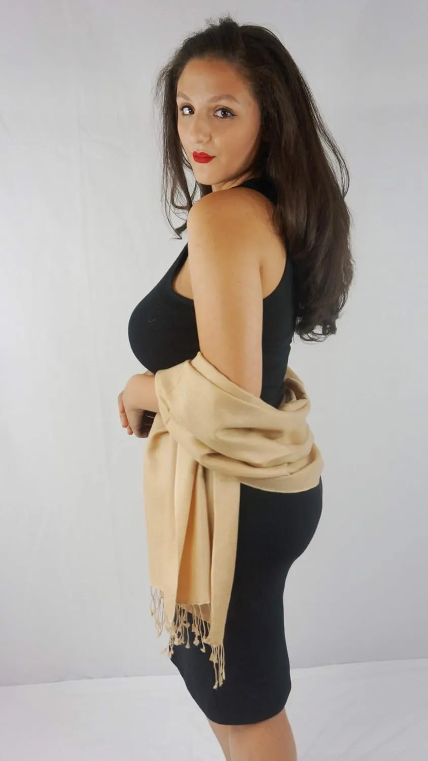 Shawl Wraps for Women – Luxurious Wrap Pashmina Scarf –Ultra Soft Warm Shawl Silk-Scarf- blanket-poncho-mens scarf - Pashmina
