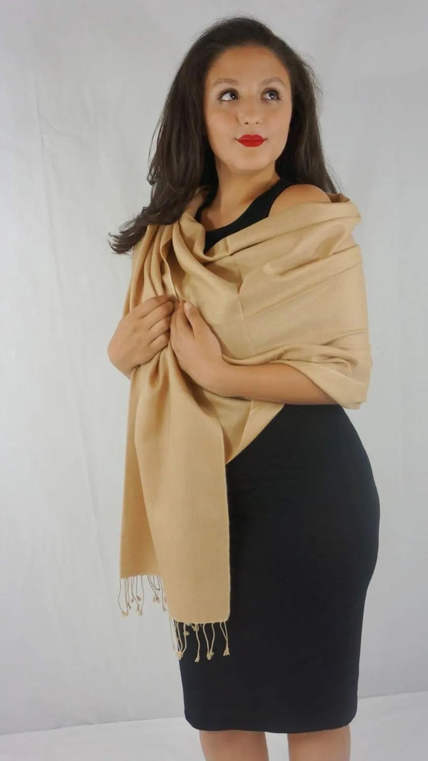 Shawl Wraps for Women – Luxurious Wrap Pashmina Scarf –Ultra Soft Warm Shawl Silk-Scarf- blanket-poncho-mens scarf - Pashmina