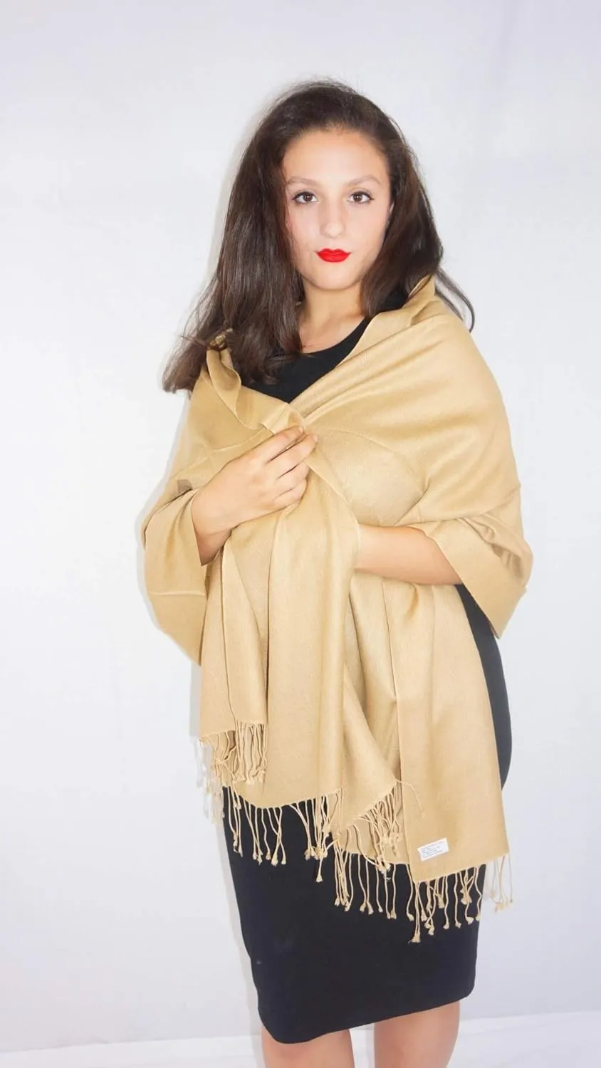 Shawl Wraps for Women – Luxurious Wrap Pashmina Scarf –Ultra Soft Warm Shawl Silk-Scarf- blanket-poncho-mens scarf - Pashmina
