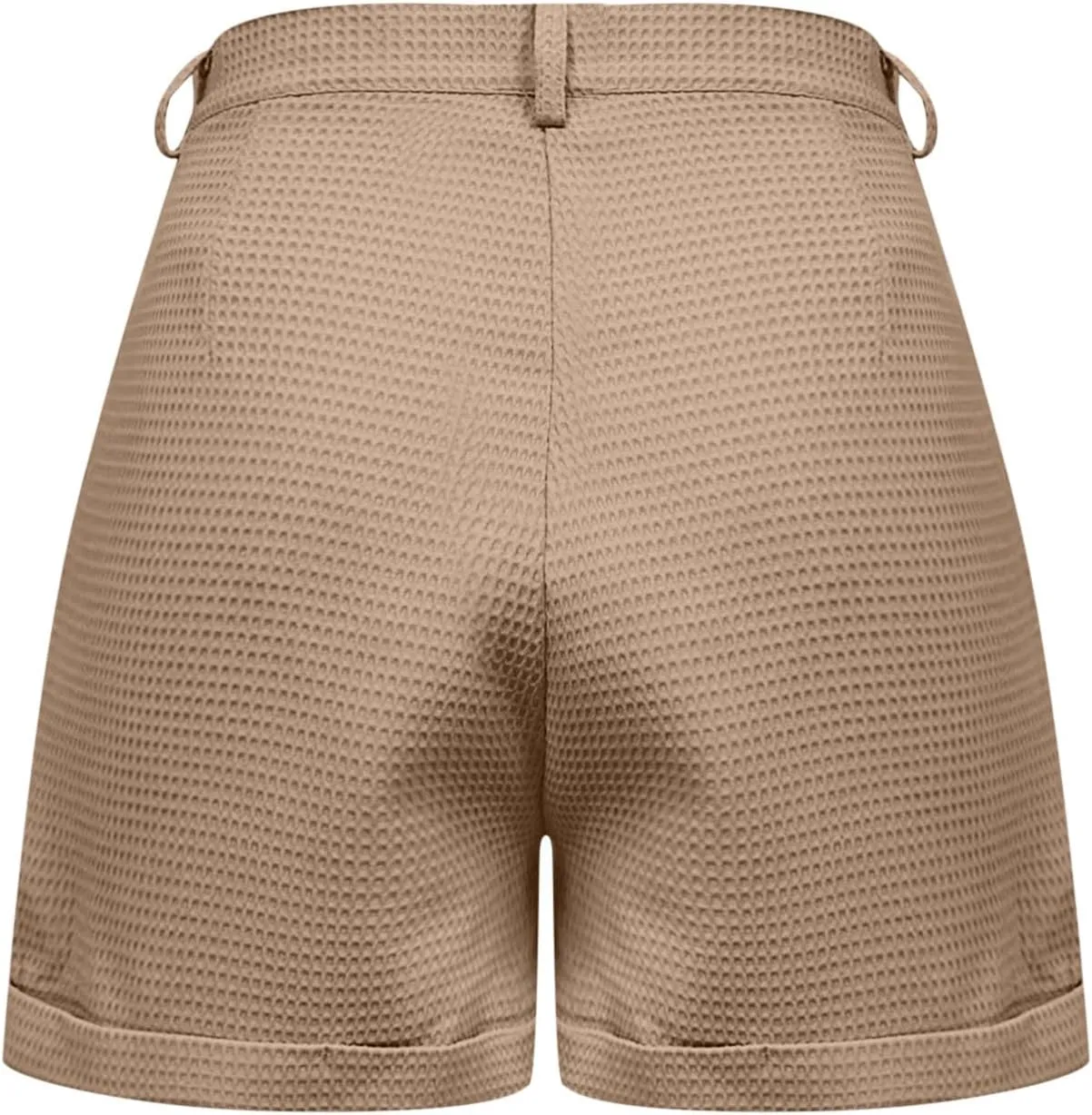 Shorts for Women Trendy Summer High Waisted Button Solid A-Line Shorts Dressy Casual Work Versatile Cute Comfy Shorts