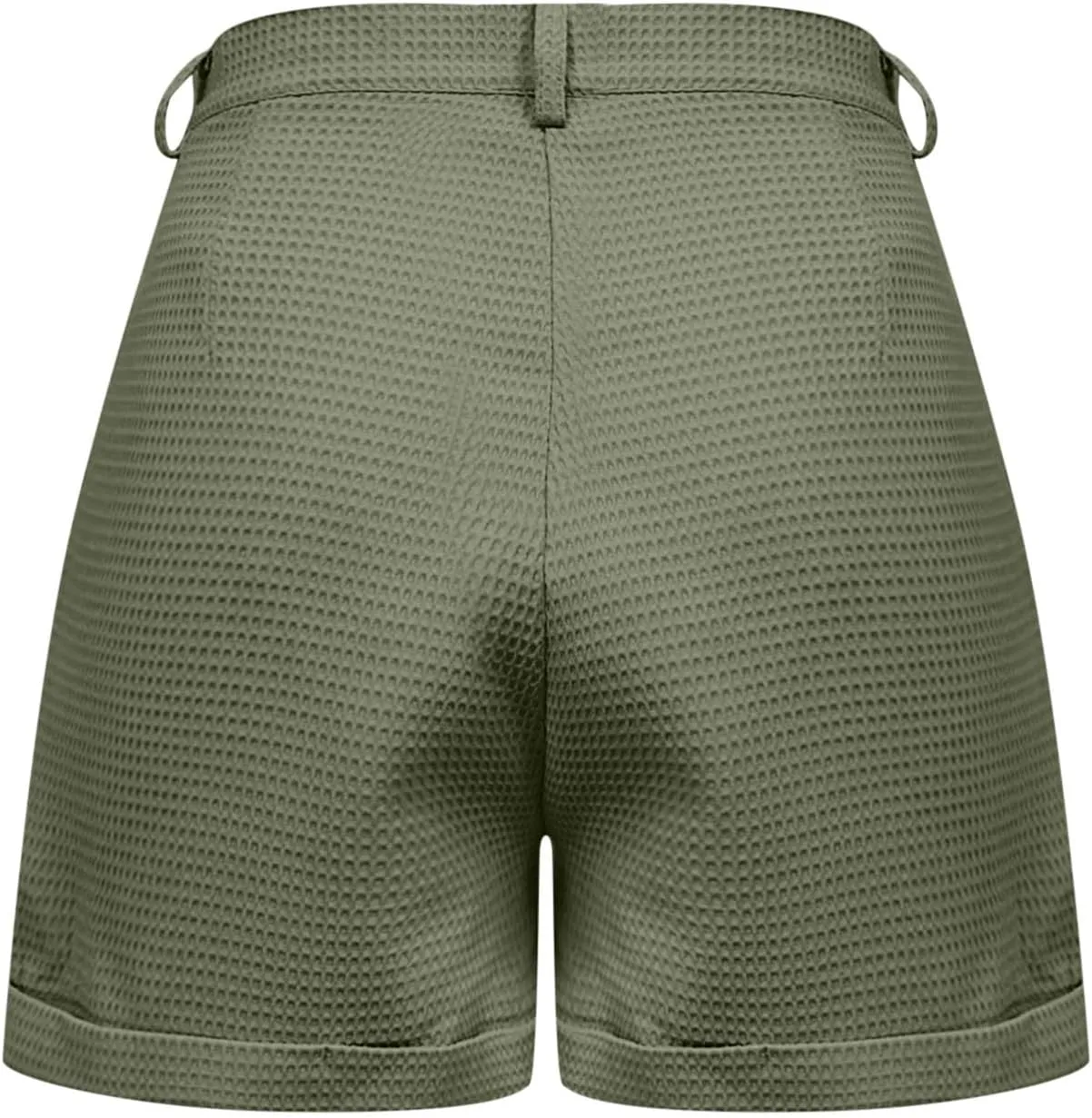 Shorts for Women Trendy Summer High Waisted Button Solid A-Line Shorts Dressy Casual Work Versatile Cute Comfy Shorts
