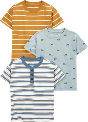 Simple Joys by Carter's Baby Boys' 3-Pack Short-Sleeve Tee Shirts