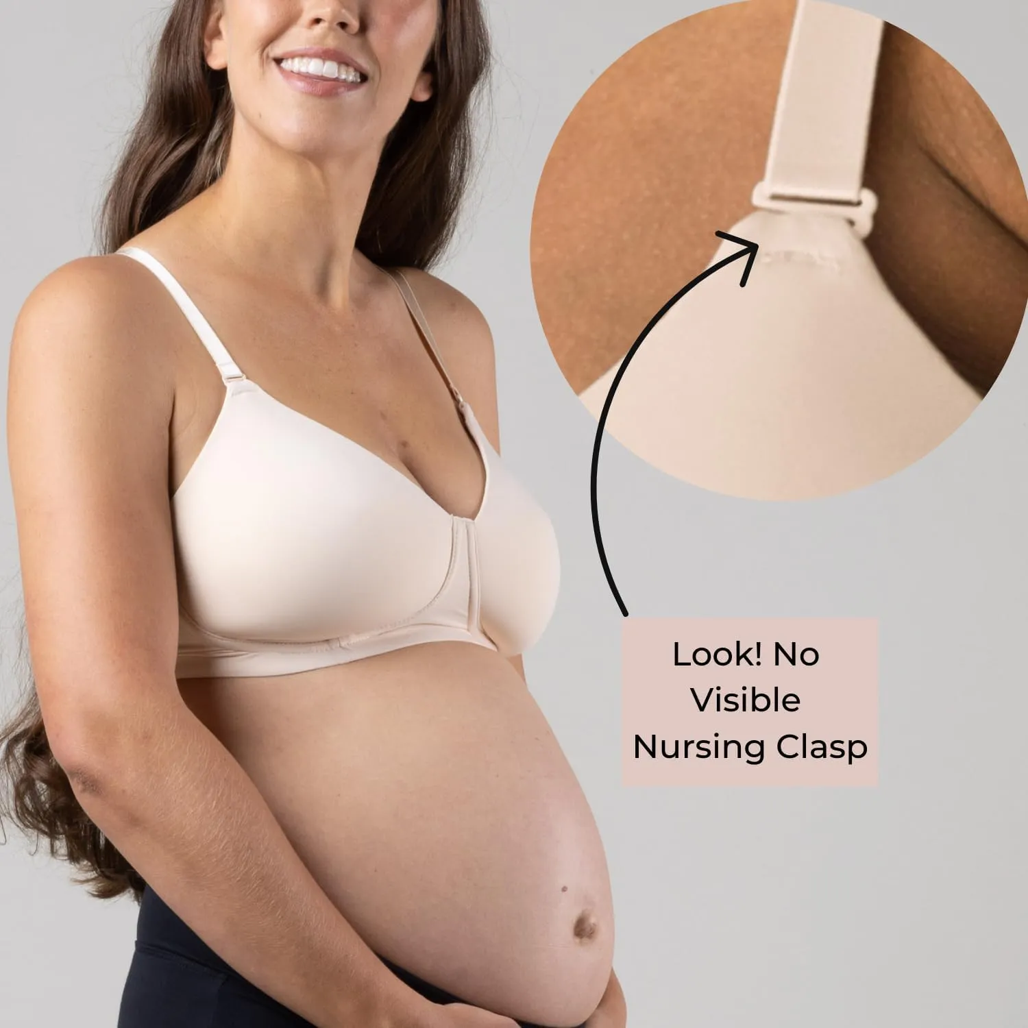 Simple Wishes Maternity, Nursing & Wire Free T-Shirt Bra |Wearable Pump Bra