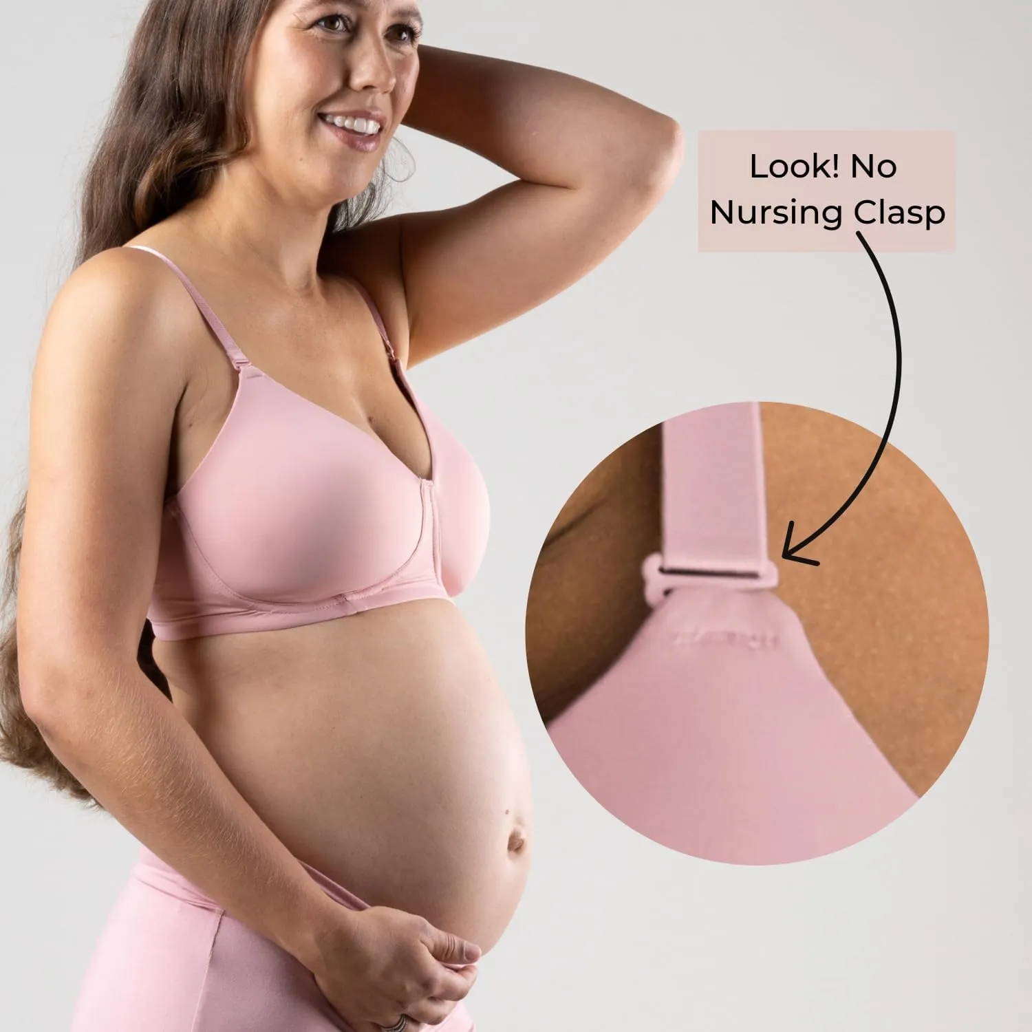 Simple Wishes Maternity, Nursing & Wire Free T-Shirt Bra |Wearable Pump Bra