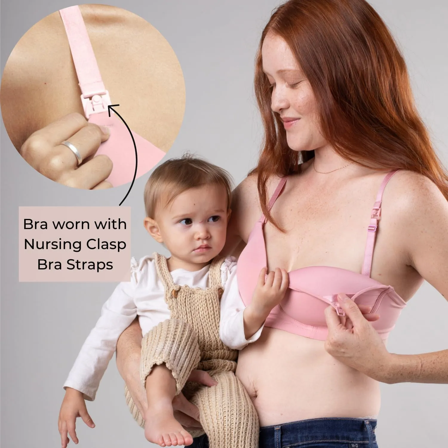 Simple Wishes Maternity, Nursing & Wire Free T-Shirt Bra |Wearable Pump Bra