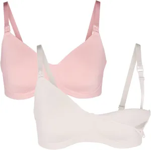 Simple Wishes Maternity, Nursing & Wire Free T-Shirt Bra |Wearable Pump Bra