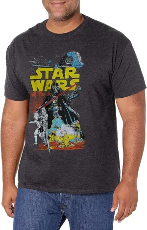 STAR WARS Men's Rebel Classic Graphic T-Shirt