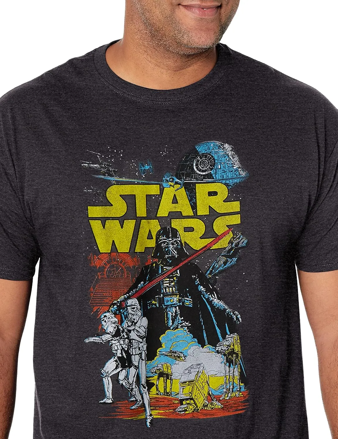 STAR WARS Men's Rebel Classic Graphic T-Shirt